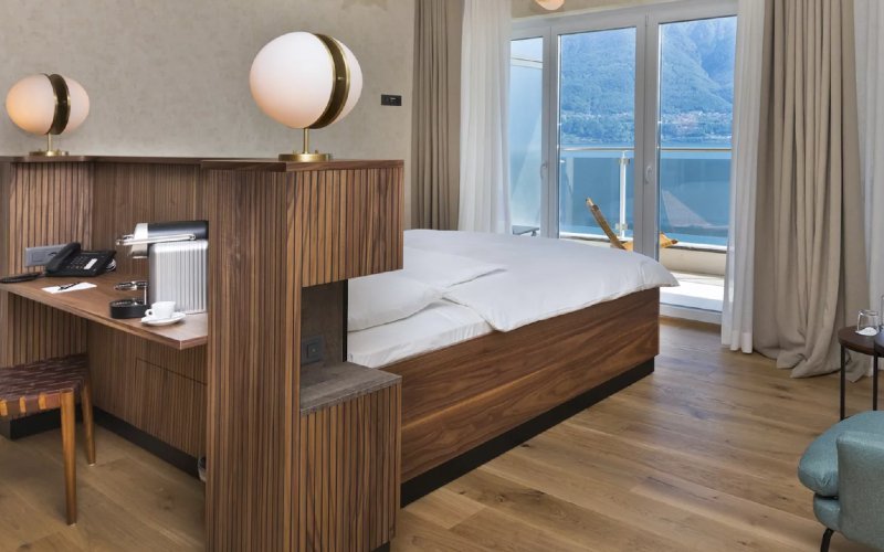 Das Hotel La Palma au Lac: Wohnen in einem luxuriösen Hotel in Locarno 