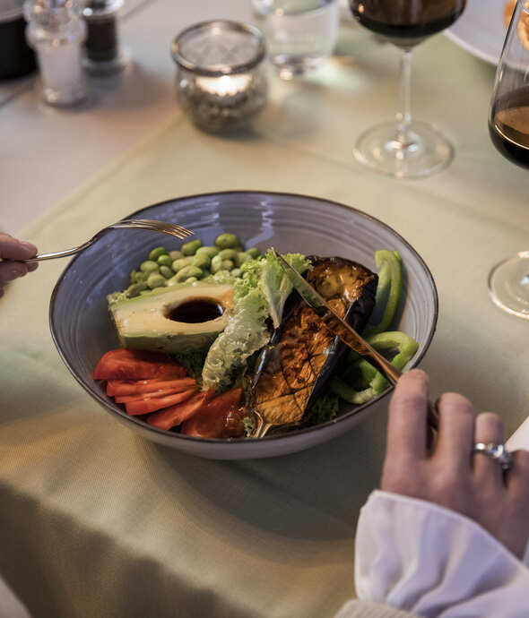Vegetarisches Gourmet Menu Ristorante La Palma